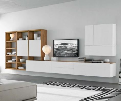 Ikea Wall Units, Ikea Entertainment Center, Ikea Tv Unit, Wall Mount Entertainment Center, Tv Unit Design Modern Living, Besta Ikea, Ikea Tv, Tv Unit Design Modern, Floating Entertainment Center