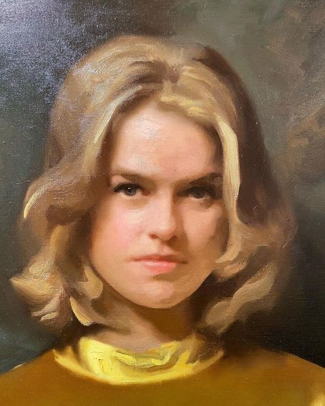 Portrait Paintings Daily on Instagram: “A portrait of actress Alice Eve by British based painter Jamie Coreth @jrcoreth #jamiecoreth #britishpainter #art #painting #paint…” Jamie Coreth, Alice Eve, Portrait Women, Head Study, Master Studies, Portraits Art, Human Head, Portrait Paintings, Painting Inspo