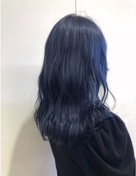 Dark Blue Hair, Hair Color Streaks, Hair Streaks, Pretty Hair Color, Hair Color Blue, Dye My Hair, Hair Dye Colors, Hair Inspiration Color, Hair Inspo Color