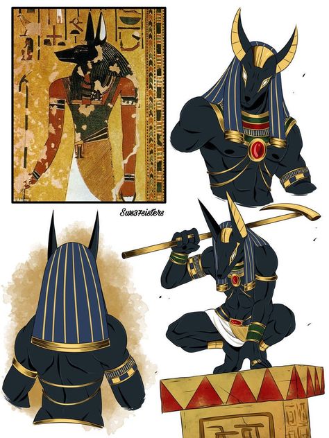 Egyptian Character, Egyptian Drawings, Egyptian Anubis, Egypt Concept Art, Anime Egyptian, Ancient Egyptian Gods, Egypt Art, Egyptian Mythology, Egyptian Goddess