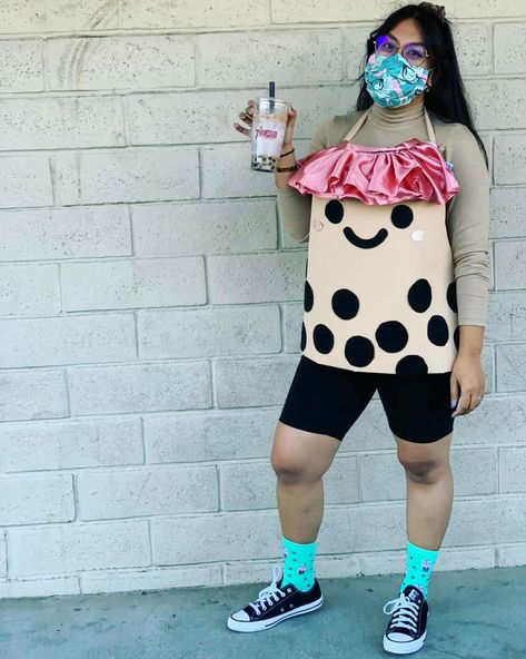 Boo meets boba! Boba Costume, Diy Boba