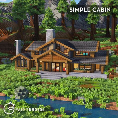 Tropical island, anyone ever wish that they lived on an island? Built with @waspycraft1 trees made by @airtugmc 📩Save for… | Instagram Ranch House Minecraft, Pixelmon House, Minecraft Log Cabin Ideas, Minecraft Log House, Minecraft Lumberjack House, Minecraft Cabin House, Log Cabin Minecraft, Minecraft Cabin Ideas, Minecraft Log Cabin