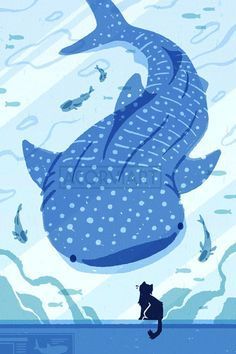 Ocean Drawing, To The Unknown, Shark Pictures, Shark Drawing, Shark Art, Cute Whales, Cute Shark, The Whale, Sea Art