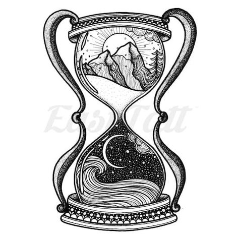 160+ Beautiful Hourglass Tattoos Designs With Meaning (2023) - TattoosBoyGirl Hourglass Art Design, Hourglass Drawing Beautiful, Hourglass Line Art, Hourglass Drawings, Hour Glass Art, Hourglass Tattoo Feminine, Hourglass Art, Hourglass Drawing, Tattoo Care Instructions