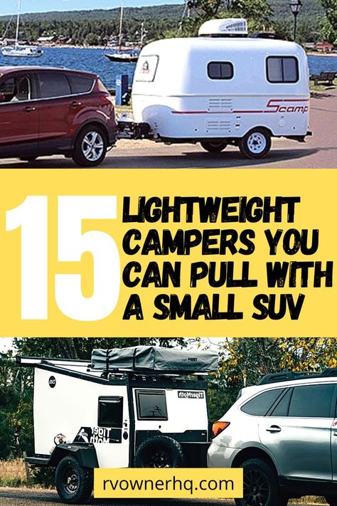 Tow Behind Camper, Lightweight Campers, Small Campers, Small Suv, Camper Van, Recreational Vehicles, Rv, Blog Post, A Small