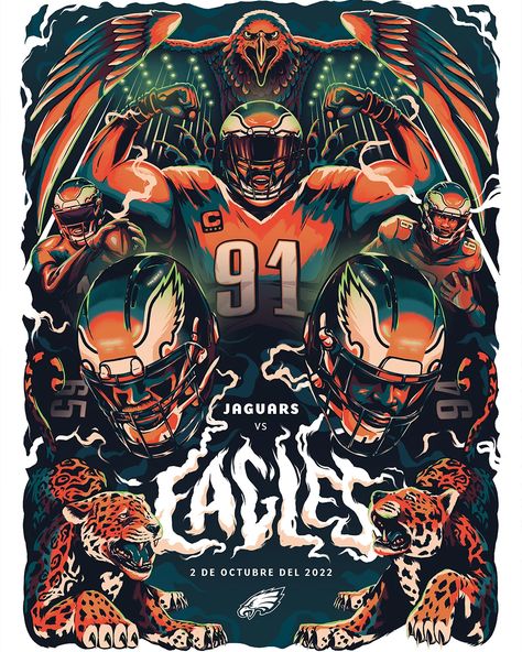 Philadelphia Eagles Art, Gameday Poster, Eagles Poster, Philadelphia Eagles Wallpaper, Eagles Team, Musical Artist, Philadelphia Eagles Football, Philadelphia Sports, Football Illustration