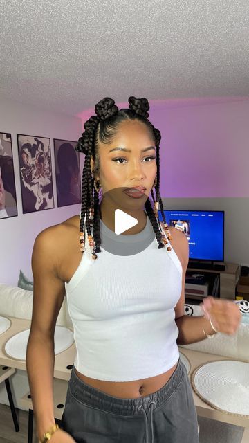 Mariah Ashley ♡ on Instagram: "trying creative hairstyles pt. 1🫶🏽i really wanted to do a 90s inspired style and i’ve always liked the way bantu knots look on other people so i decided to give them a try - what do you guys think??👀

#hairtutorial #blackgirlhairstyles #hairideas" No Rubber Band Hairstyles, Bantu Knots Hairstyle, Boho Bantu Knots, How To Do Bantu Knots, Bantu Knot Out Natural Hair, Bantu Knots Hairstyles, Bantu Knot Styles, Bantu Knot Hairstyles, Bantu Knot