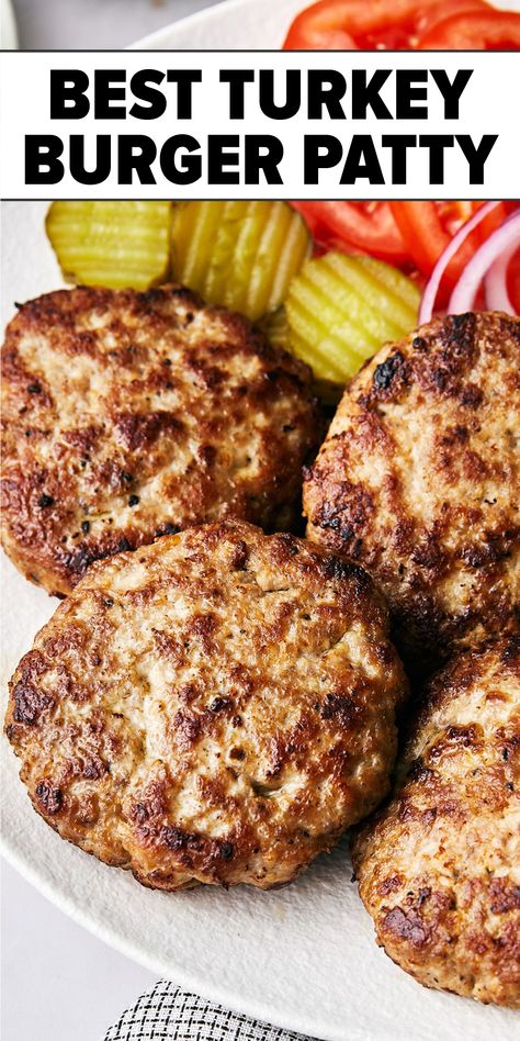 Turkey burger patties Healthy Burger Patty Recipe, Taco Turkey Burgers, Lipton Onion Soup Mix Turkey Burgers, Ground Turkey Hamburgers, Turkey Burger With Avocado, Protein Turkey Burgers, Turkey Burger Wraps, Turkey Burger Recipes Healthy Easy, Healthy Burger Recipes Beef