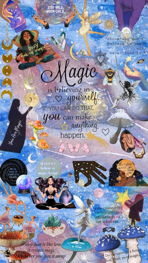 The universe is inside of you ✨ #universe #magic #magick #witch #stars #moon #blue #planet #selfcare #healing #goodvibes #myfirstshuffle #leo #meditation #yoga #girlcore #mushrooms #amanitamuscaria Spiritual Collage Wallpaper, Spiritual Collage, Affirmation Vision Board, Universe Magic, Cute Boards, Solar Plexus Chakra Healing, Celestial Aesthetic, Dorm Room Art, Spiritual Wallpaper