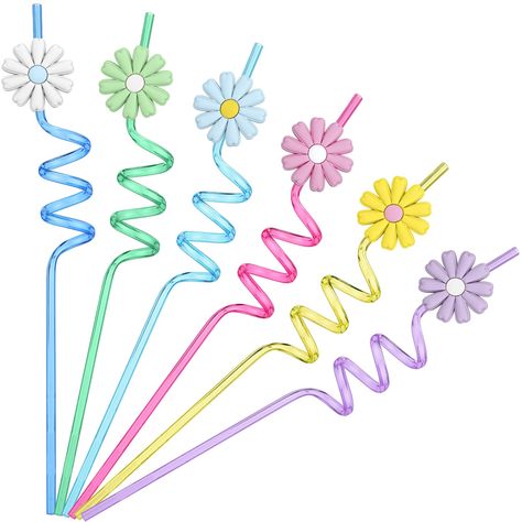 PRICES MAY VARY. Abundant Quantity for Most Occasion: with a generous package of 24 daisy flower straws, you are not easy to run out during your gatherings and parties; These straws are suitable for both small gatherings and large events Boho Groovy Daisy Style: add a touch of boho elegance to your drinks with the vibrant and eye catching daisy design of these fun straws; The intricate detailing and boho groovy styles make them a delightful addition to your drinkware collection Ideal for Parties Colorful Flower Party, Flower Party Favors For Kids, Flower Power Party Ideas, Birthday Party Flowers, Daisy Flower Birthday Theme, Two Groovy Daisy Party, Flower Birthday Party Activities, Groovy Party Centerpieces, Flower Party Favors