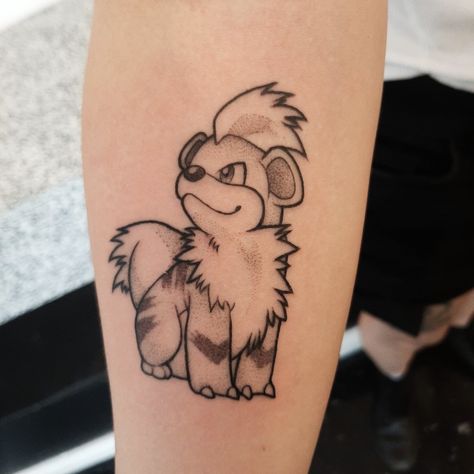 Growlithe Tattoo, Pokemon Tattoo, Dark Tattoo, Drawing Stuff, Tattoo Inspo, Print Tattoos, Paw Print Tattoo, Paw Print, Tattoo Ideas