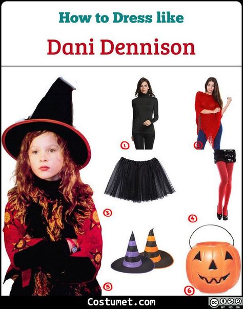 Dani Dennison (Hocus Pocus) Costume for Cosplay & Halloween 2020 Hocus Pocus Characters Costumes, Diy Dani Dennison Costume, Dani Dennison Hocus Pocus, Binx Hocus Pocus Costume, Hocus Pocus Dani Costume, Hocus Pocus Inspired Outfits, Hocus Pocus Group Costume, Dani Hocus Pocus Costume, Diy Hocus Pocus Costume