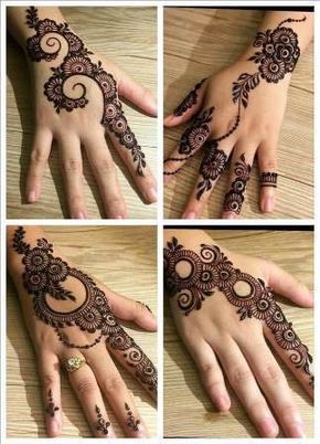 30+ Latest Eid Mehndi Designs to Embrace Ramzan Occasions in 2019 Very Simple Back Hand Mehndi Designs, Henne Tattoo, Tato Jari, Tato Henna, Finger Henna Designs, मेहंदी डिजाइन, Eid Mehndi Designs, Mehndi Designs 2018, Finger Henna