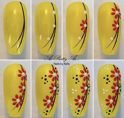 Easy Spring Nail Ideas, Nail Art Dotting Tool, Purple Homecoming, Nude Acrylic Nails, Nail Art Courses, Spring Nail Ideas, Quick Nail Art, Nail Art Designs Images, Art Deco Nails