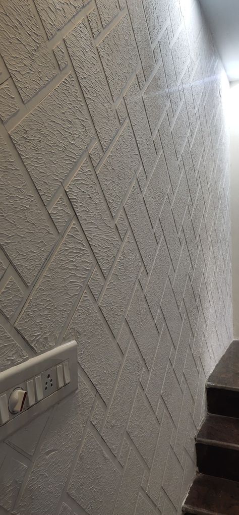 Wall Texture Design Bedrooms, Wall Cladding Texture, Wall Colour Texture, Textured Wall Paint Designs, Knockdown Texture Walls, Textured Tiles Wall, Bedroom False Ceiling Ideas, Wall Texture Patterns, Interior Wall Texture