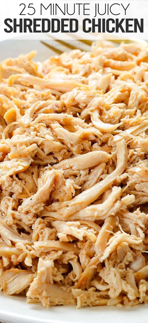 Shredded Chicken No Crockpot, Best Way To Cook Shredded Chicken, The Best Shredded Chicken, How To Shred Chicken In Crockpot, Shredded Chicken For Soup, Perfect Shredded Chicken, Moist Shredded Chicken Crock Pot, How To Shredded Chicken, How To Cook Chicken To Shred It