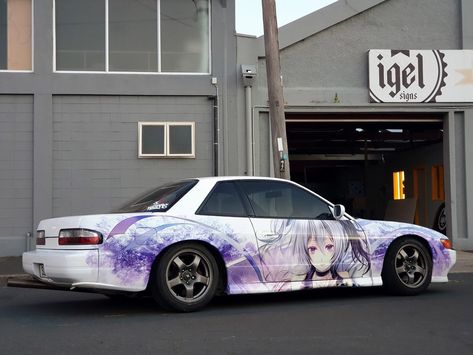 anime car wrap, Best car wrap Service Provider. For more details click on the link Anime Car Wrap, Anime Car Decals, Anime Cars, Anime Decals, Jdm Stickers, Girl Decals, Dinosaur Stickers, Car Wraps, Anime Car