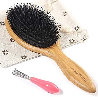 Amazon.com : BESTOOL Hair Brush-Boar Bristle Hair Brush With Nylon Pins, Bamboo Paddle Detangler Brush, Detangling Adding Shine Brushes for Women Mens and Kids, Daily Use for Conditioning/Improve Hair Texture : Beauty Hair Smoothing, Boar Bristle Brush, Hair Brushes, Bristle Brush, Dry Hair, Hair Brush, Women Men, For Women, Hair