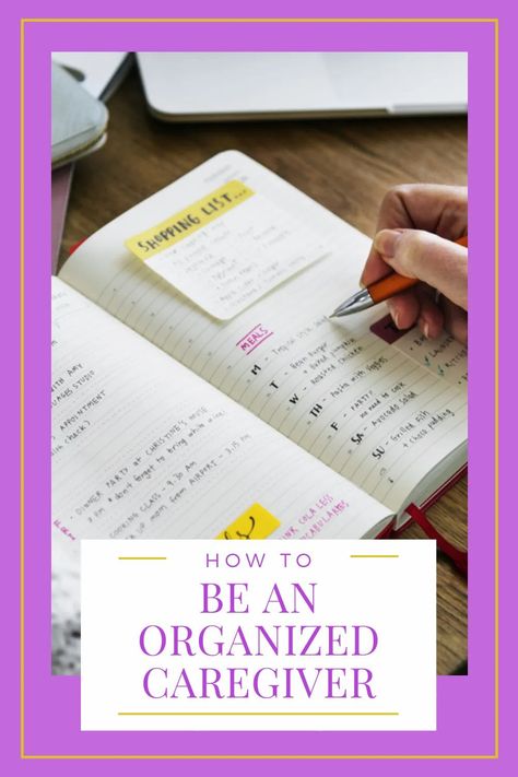 These 13 strategies can help you to be more organized as a caregiver (or in any other situation, for that matter). Doing so can help you to save time and lower your stress levels. #caregiving #organization #home #seniors Home Health Care Caregiver Tips, Life Organization Binder, Year Planning, How To Be More Organized, Be More Organized, Alzheimer Care, Caregiver Resources, Elder Care, Organization Home