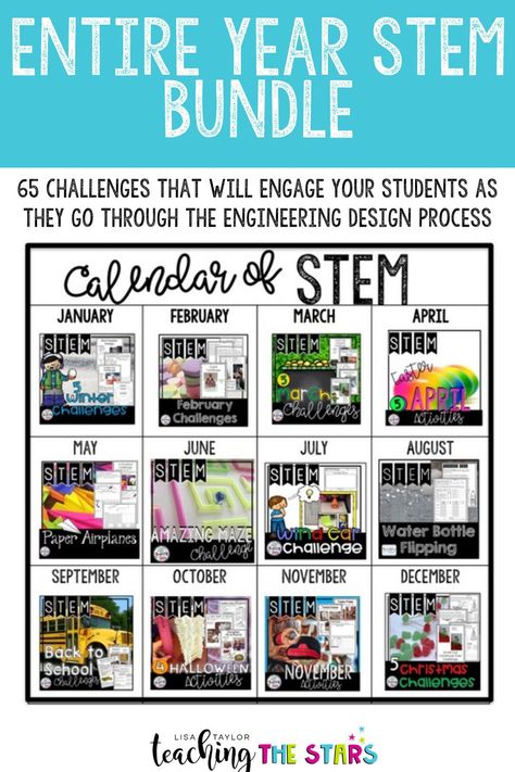 Do you want to add STEM Activities to your classroom or use at home this year? STEM for the Entire Year includes over 65 Challenges that will engage your students as they go through the engineering design process. Enough to last you the whole year! Great for 3rd, 4th, or 5th grade students. Stem Classroom Setup Elementary, Third Grade Stem Activities, Stem Classroom Setup, Environmental Club, Winter Stem Activities, Winter Stem, Stem Lessons, 5th Grade Activities, Calm Corner