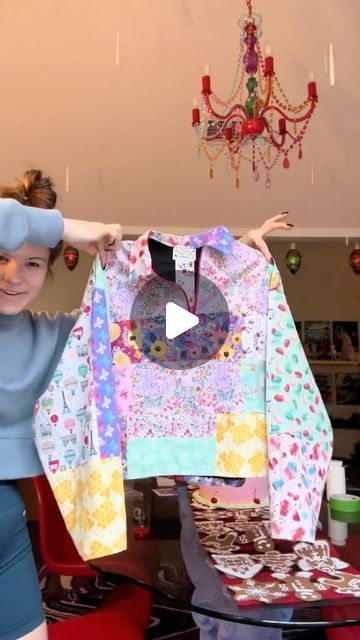 Kaarin Staalsen on Instagram: "Now that it’s after Christmas I can show this! I made my first quilted pullover😍 My sister loved it! I traced another pullover I had to make my pattern, and stitched together scrap fabric to make the pieces. Merry Christmas everyone💗 . . . #diy #diyproject #sewing #sewingproject #sewingtutorial #sewingideas #fashion #diyfashion #diyprojects #pinterestinspired #kaarinjoy #explore #explorepage #sewingpattern #sewingpatterns" Quilted Pullover, Stitched Together, Scrap Fabric, Merry Christmas Everyone, After Christmas, Sister Love, My Sister, Fabric Scraps, Sewing Tutorials