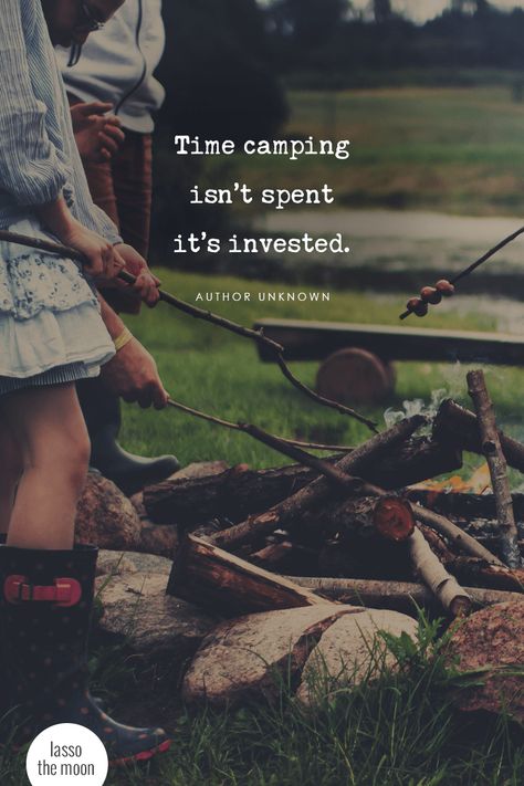 Time camping isn't spent, it's invested. #camping #familytravel #quote #familycamping *loving this family camping post and quote! Coleman Camping Stove, Camping Quotes, Camping Photography, Camping Places, Camping Humor, Camping Checklist, Camping Lanterns, Winter Camping, Camping Outfits