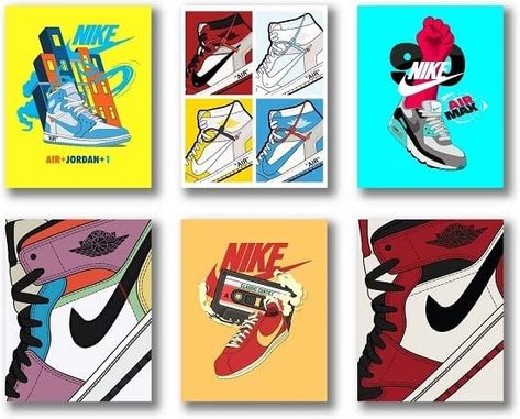 Art For Boys Room, Michael Jordan Poster, Boys Room Wall Decor, Jordan Poster, Shoe Poster, Sneaker Posters, Flower Market Poster, Art Poster Prints, Wall Ideas