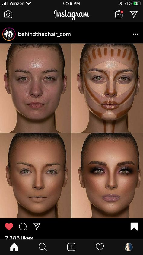 Extreme Make-up, Conturing Makeup, Maquillage Yeux Cut Crease, Face Contouring Makeup, Festival Make Up, Contour Makeup Tutorial, Makeup Order, Natural Make Up Looks, Makeup Face Charts