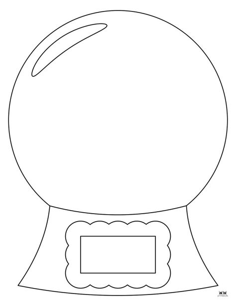 While you can't shake these ones, these snow globe coloring pages and templates will still provide plenty of fun for your little ones! 100% FREE! Snow Globe Printable Template, Globe Template Free Printable, Snowglobe Template Free Printable, Snowglobe Template, Globe Outline, Template Free Printable, Printable Christmas Coloring Pages, Winter Kindergarten, Free Christmas Printables