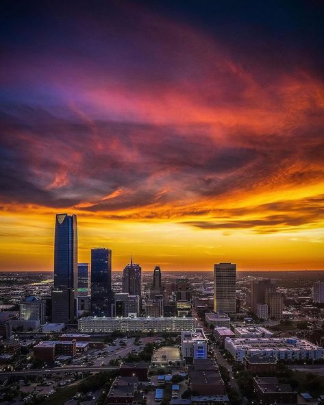 HOME • OKC • OKLAHOMA 📸 @andrew_g_image #thisisoklahoma 8.10.23 Oklahoma City Aesthetic, Oklahoma Aesthetic, Oklahoma Living, Downtown Okc, Downtown Oklahoma City, City Picture, Urban Aesthetic, City Pictures, Going Places