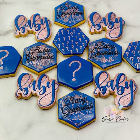 Rose Gold And Blue Gender Reveal, Navy And Rose Gold Gender Reveal, Navy And Pink Gender Reveal Cake, Navy Blue And Rose Gold Gender Reveal, Navy Blue And Pink Gender Reveal, Rose Gold Gender Reveal, Navy Blue And Rose Gold, Simple Gender Reveal, Blue And Rose Gold