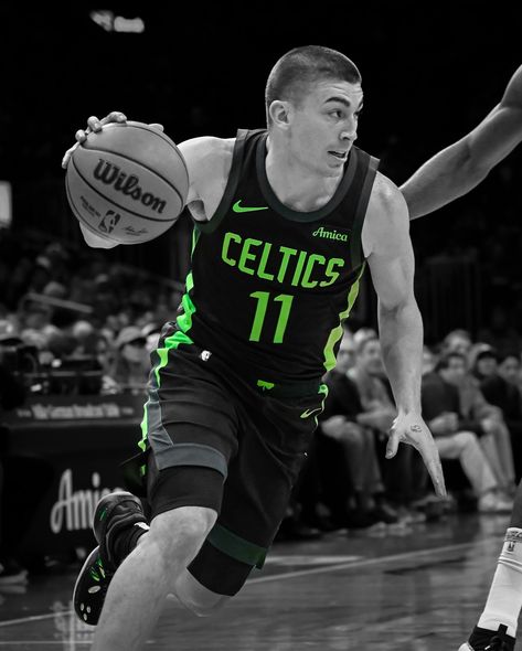 Boston Celtics | Neon so hot we had to bring it back 🔥 | Instagram Payton Pritchard, Bring It Back, Boston Celtics, Bring It, Sports Logo, Bring Back, Nba, Boston, Neon