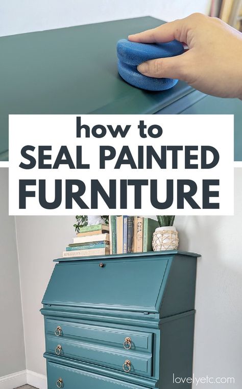 Seal Painted Furniture, Refinishing Furniture Diy, Scrub Corpo, Painting Wood Furniture, Diy Furniture Renovation, Furniture Rehab, Furniture Repair, Best Furniture, Painting Furniture