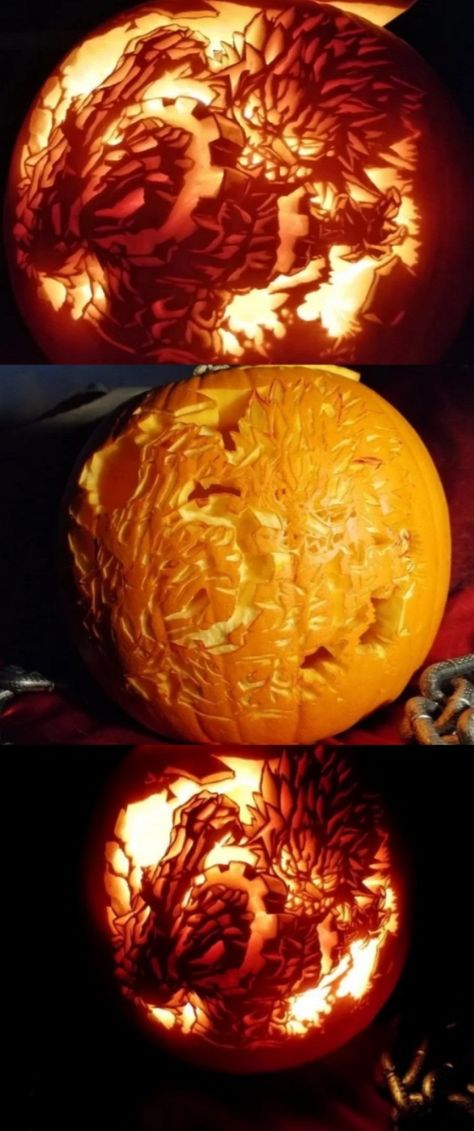 My Hero Academia Pumpkin Carving, Mha Pumpkin Carving Ideas, Mha Pumpkin Carving, Anime Pumpkin Carving Ideas, Carvings Designs, Halloween Pumpkins Carvings Designs, Pumpkin Designs Painted, Pumkin Carving, Pumpkin Carving Designs