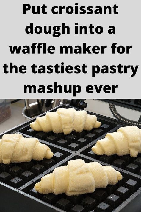 Crescent Roll Recipes Dessert, Waffle Iron Recipes, Tasty Pastry, Crescent Recipes, Croissant Dough, Waffle Maker Recipes, Crescent Roll Recipes, Breakfast Items, Waffle Recipes