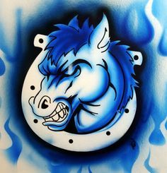 Colts Tattoo, Airbrush Ideas, Colts Cheerleaders, Indianapolis Colts Logo, Indianapolis Colts Football, Media Drawing, Colts Football, Paint Shirts, Graffiti Designs