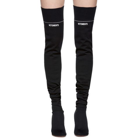 High Thigh Socks, Vetements Shoes, Sock Boots, Boots High, Fashion Socks, Thigh High Boots, Thigh High, Shoes Heels Boots, Thigh Highs