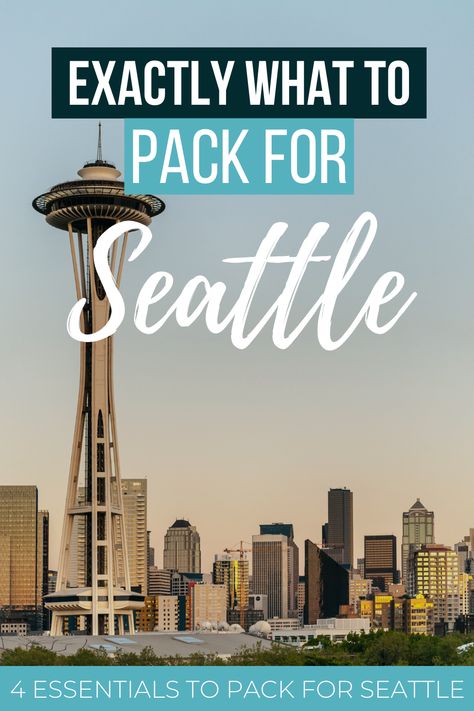 Seattle Fashion Summer, Seattle Packing List, What To Wear In Seattle, Packing List Spring, Seattle Winter, Seattle Travel Guide, Summer Packing Lists, Seattle Vacation, Winter Packing List