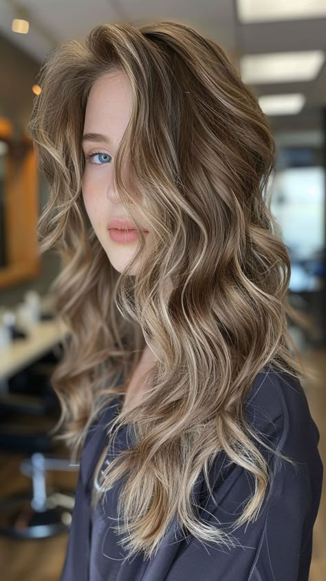 Dark Cool Tone Blonde Hair, Sun Kissed Dark Blonde Hair, Hair Color For Cool Tone, Hair Colour Girl, Blond To Brown Hair, Hair Colour 2024, Warm Tone Hair Color, Bronde Haircolor Brunettes, Blonde To Brown Hair