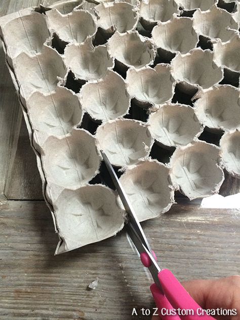 Egg Carton Art, Egg Carton Flowers, Become Beautiful, Egg Cartons, Egg Carton Crafts, Egg Box, Baby Hats Knitting, Egg Carton, Upcycled Crafts