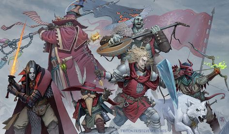 Dnd Party, Dungeons And Dragons Art, Dnd Art, Dungeons And Dragons Homebrew, Art Party, Fantasy Rpg, Environment Concept Art, Dnd Characters, Fantasy Artwork