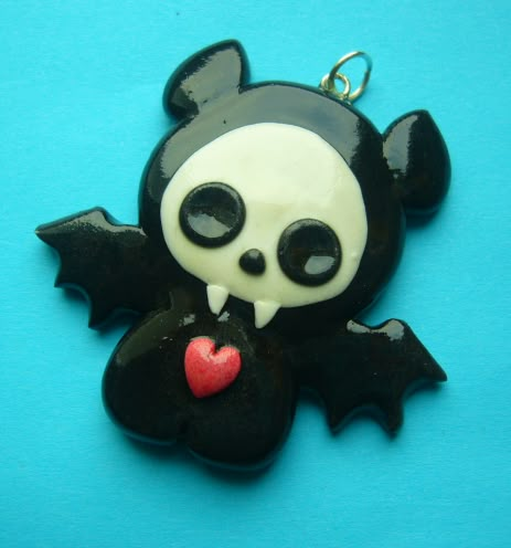 Emo Clay Ideas, Scene Jewelry, Kids Clay, Halloween Clay, Halloween Acrylic Nails, Clay Diy Projects, Scene Kids, Cute Clay, Dry Clay