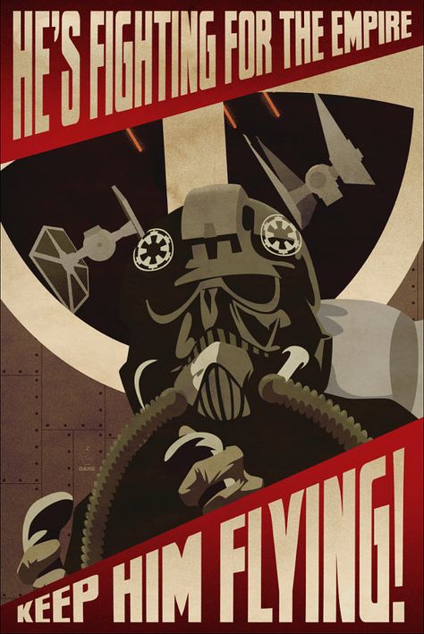 WWII Propaganda style Star Wars posters - Imgur Star Wars Propaganda, Empire Propaganda, Star Wars Meme, 501st Legion, Propaganda Poster, Propaganda Art, Star Wars Empire, Tie Fighter, Star Wars Wallpaper