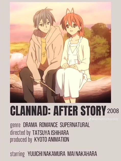 Clannad After Story Poster, Clannad Poster, Cottagecore Movies, Clannad After Story, Meg Hercules, Make A Poster, Anime Cards, After Story, Movie Card