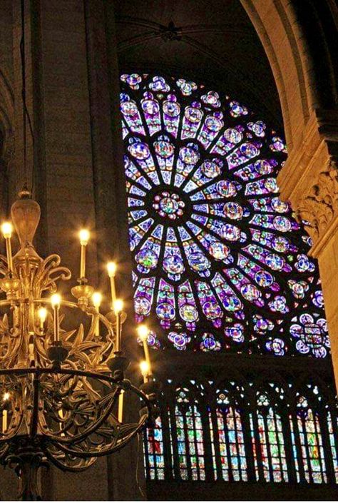 Magnificent Architecture, Inspired Photos, Fully Alive, Rose Window, Notre Dame Cathedral, Cathedral Architecture, Sacred Spaces, Gothic Architecture, Stained Glass Window