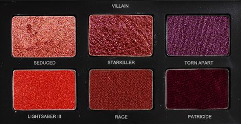 Star Wars - Eyeshadow Palette - VILLIAN Katherine Pierce Aesthetic, Pierce Aesthetic, Idle Game, Lizzie Hearts, Cheryl Blossom, Katherine Pierce, Kylo Ren, Makeup Palette, Red Aesthetic