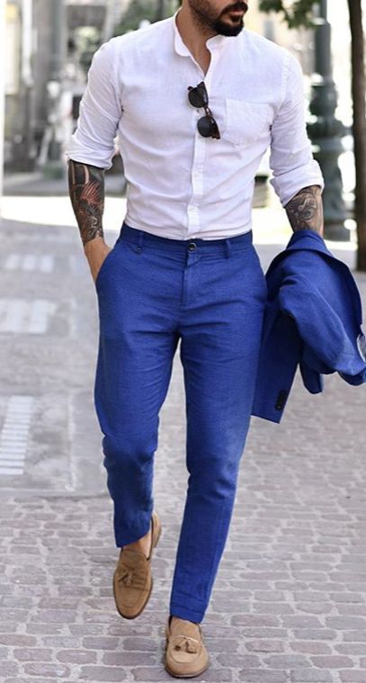 Menswear Outfits, Smart Casual Menswear, Formal Men Outfit, Tee Shorts, Vans Converse, Men Fashion Casual Shirts, Formal Mens Fashion, Stylish Men Casual, Denim Shirts