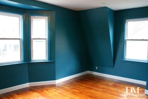 Dark Teal Wall Paint, Dark Teal Wood Accent Wall, Behr Dark Turquoise Paint Colors, Blue Basement, Teal Faux Finish Wall, Distressed Teal Wall Paint, Teal Bedroom Walls, Teal Wall Decor, Teal Rooms