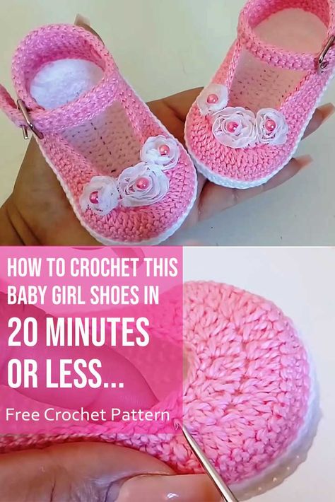 Crochet Baby Girl Shoes, Crochet Baby Shoes Free Pattern, Rose Sandals, Baby Shoes Tutorial, Crochet Frock, Socks Ideas, Frock Pattern, Baby Booties Free Pattern, Crochet Baby Booties Pattern