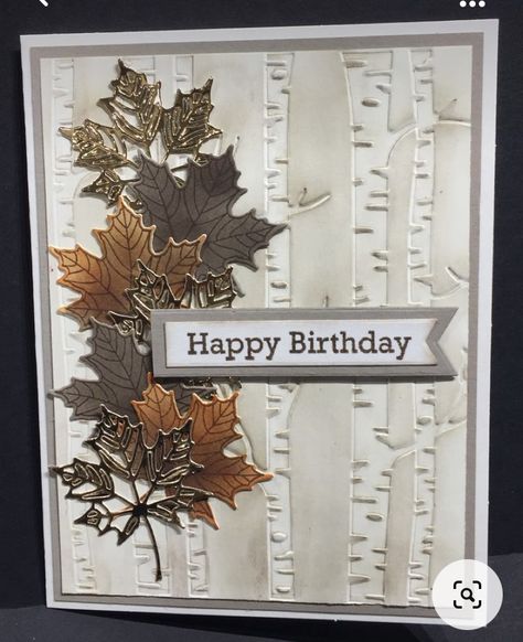 Fall Birthday Cards Diy, Fall Birthday Cards For Women, November Birthday Cards, Fall Birthday Cards Handmade, Soft Seedlings, Rainbow Birthday Card, Fall Cards Handmade, Thanksgiving Cards Handmade, Birthday Card Ideas